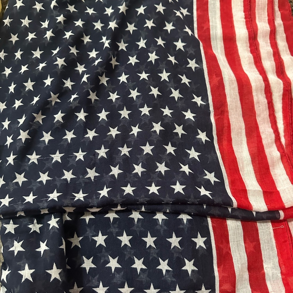 American Flag Scarf